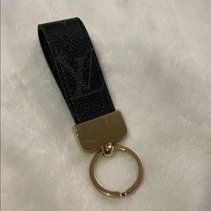 Designer repurposed keychain (Louis Vuitton)